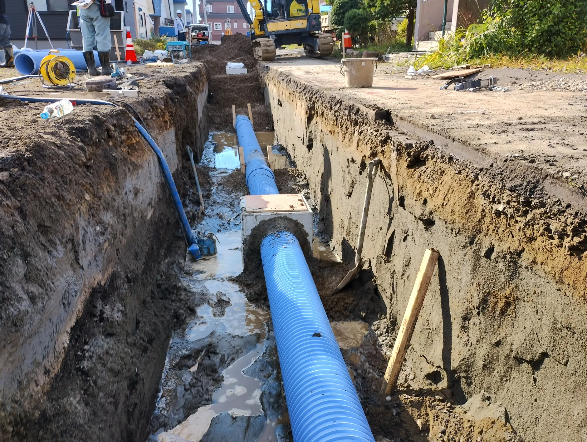 中沼生活道路整備工事