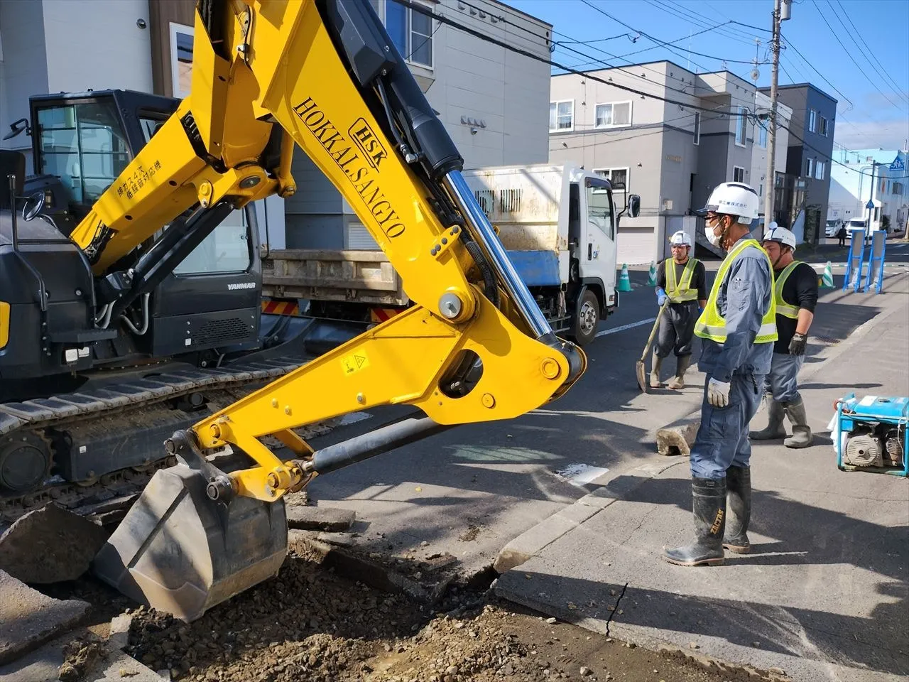 取付管閉塞工事